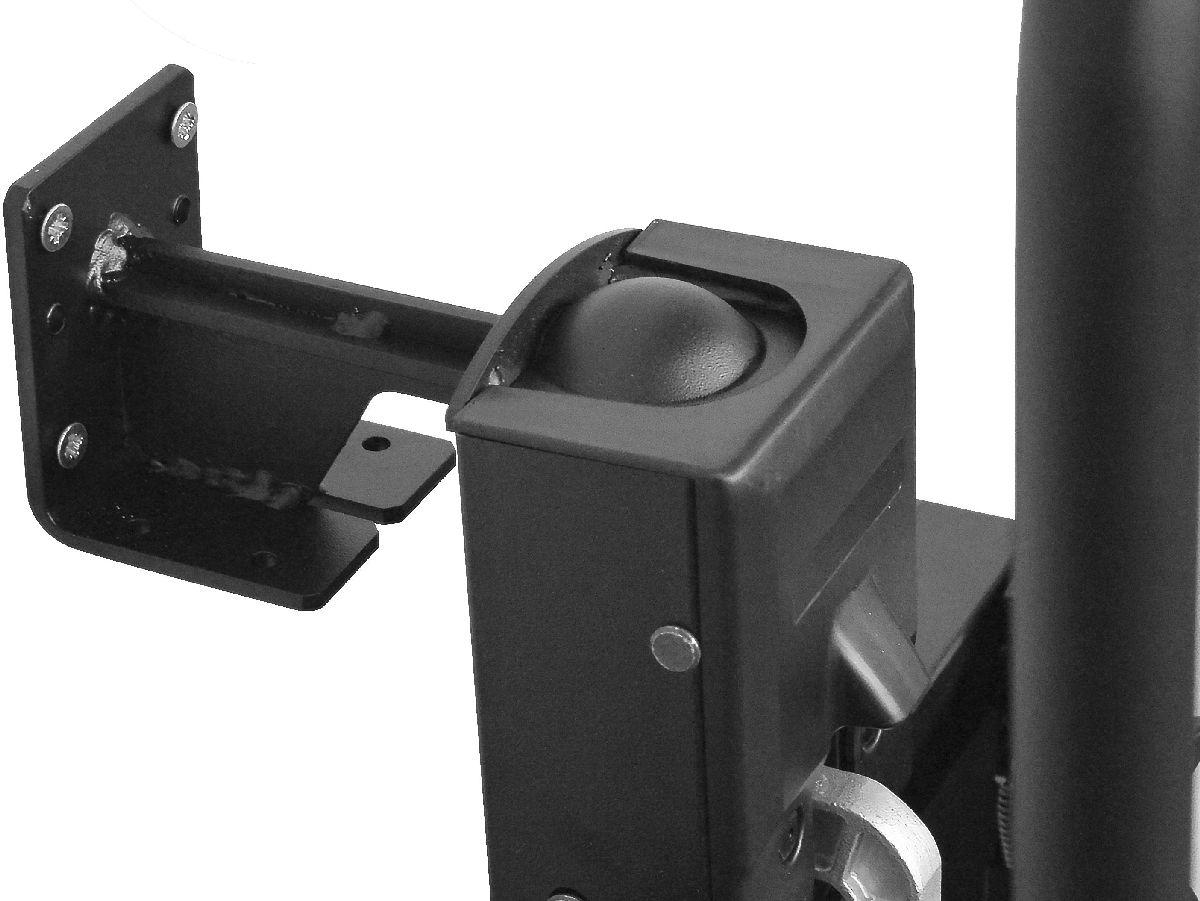 Wandhalterung f�r AHK Fahrradtr�ger Montage horizontal/vertikal