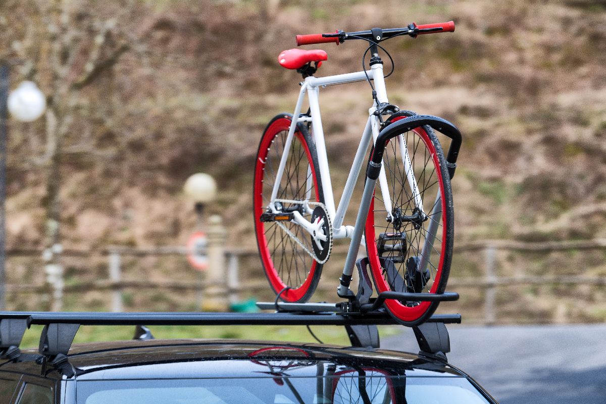 Dachfahrradtrger Chrono fr bis zu 1 Fahrrad, linke Seite