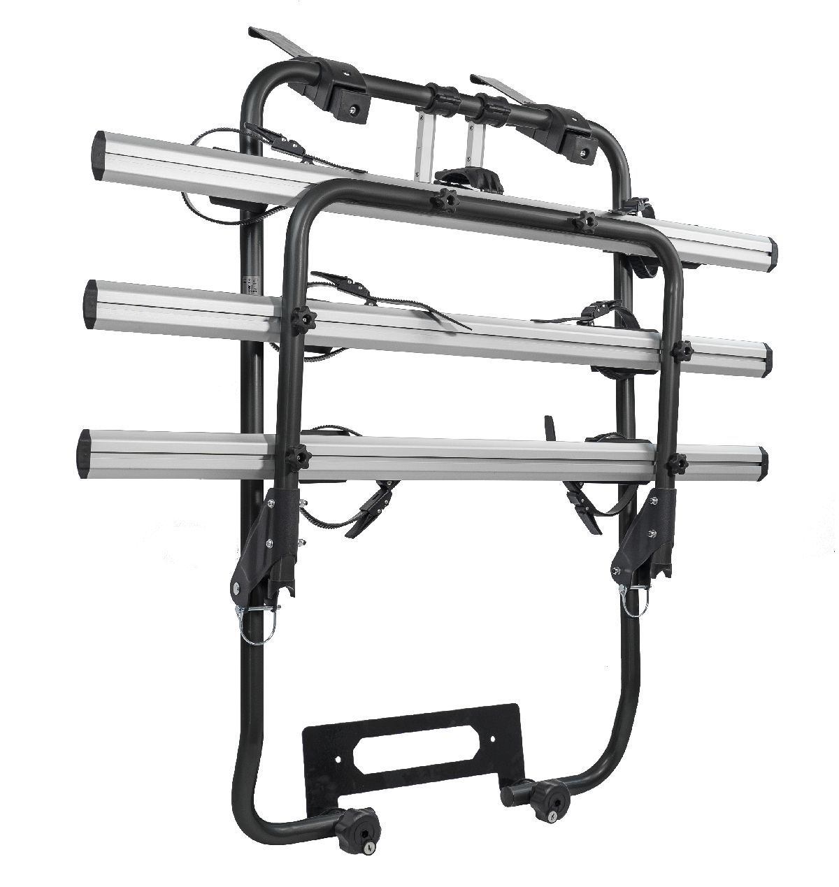 Heck-Fahrradtrger Shadow T6 Black fr bis zu 3 Fahrrder