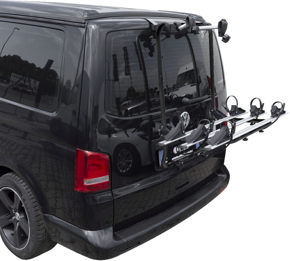 Heck-Fahrradtrger Shadow T6 Black fr bis zu 3 Fahrrder