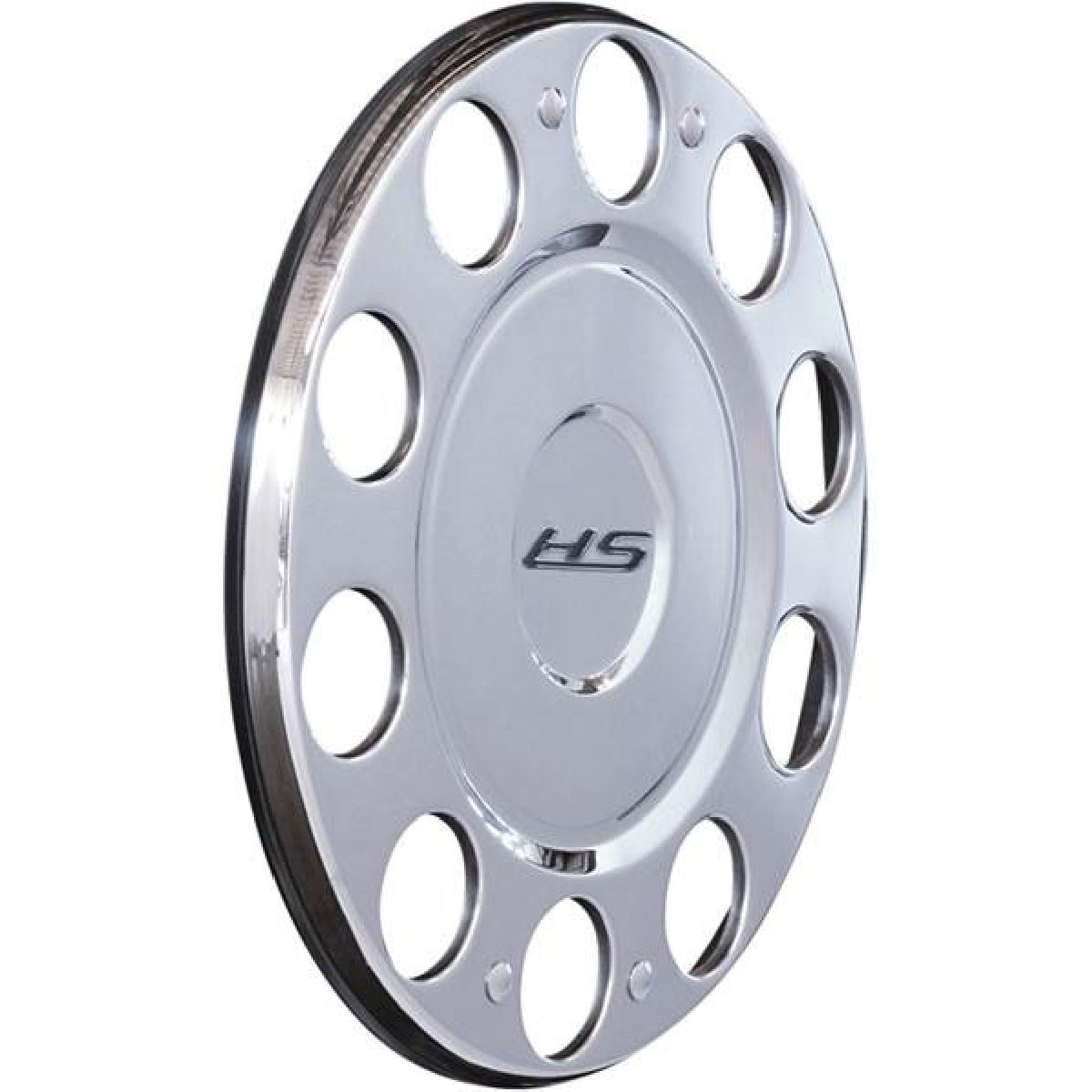 Radblende Edelstahl chrom 22,5"