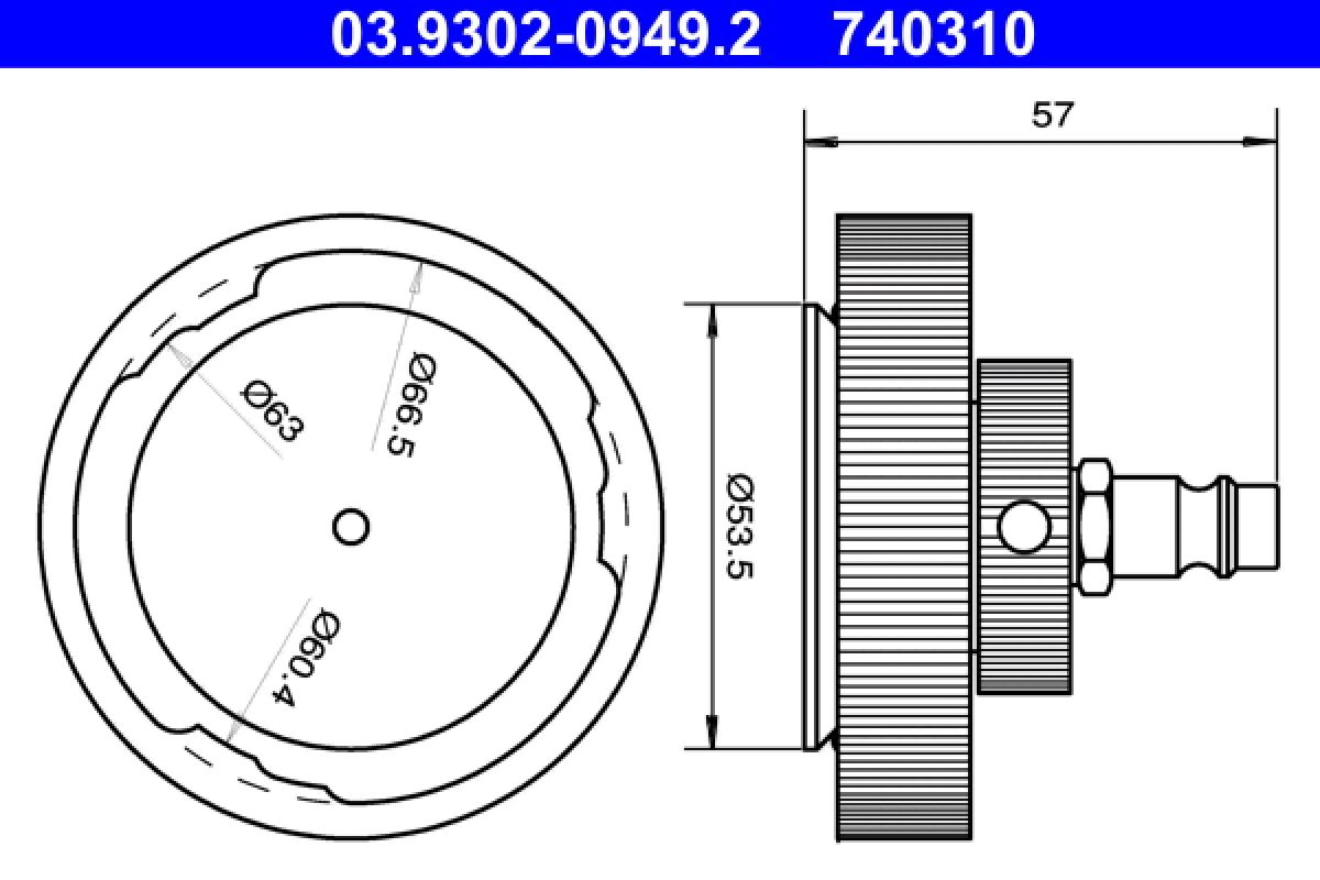 Entluefterstutzen 87