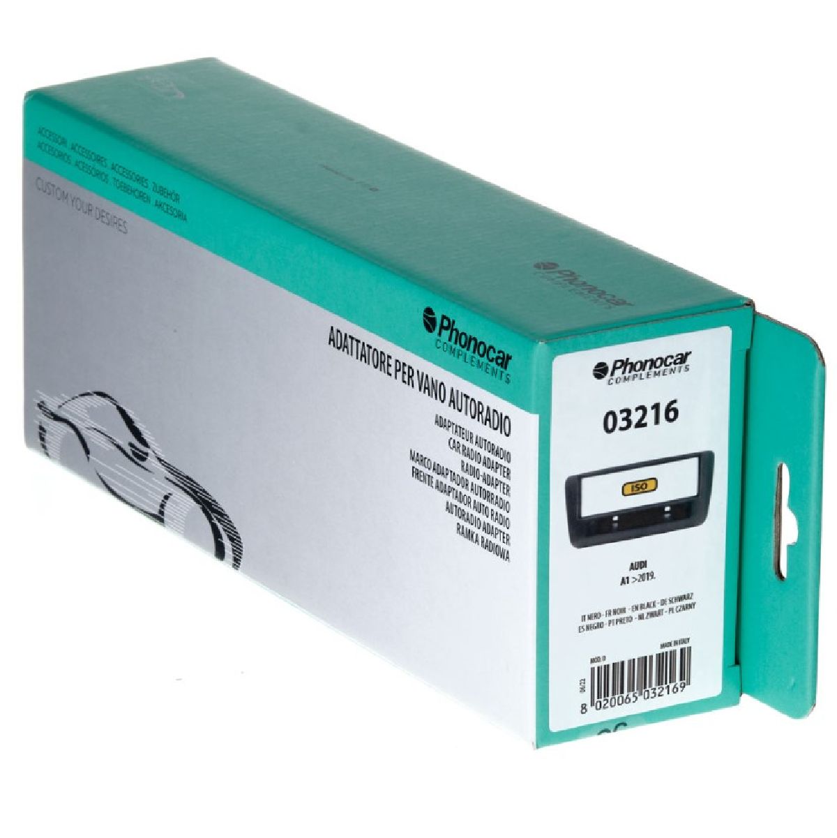 Kit Radioblende schwarz Audi