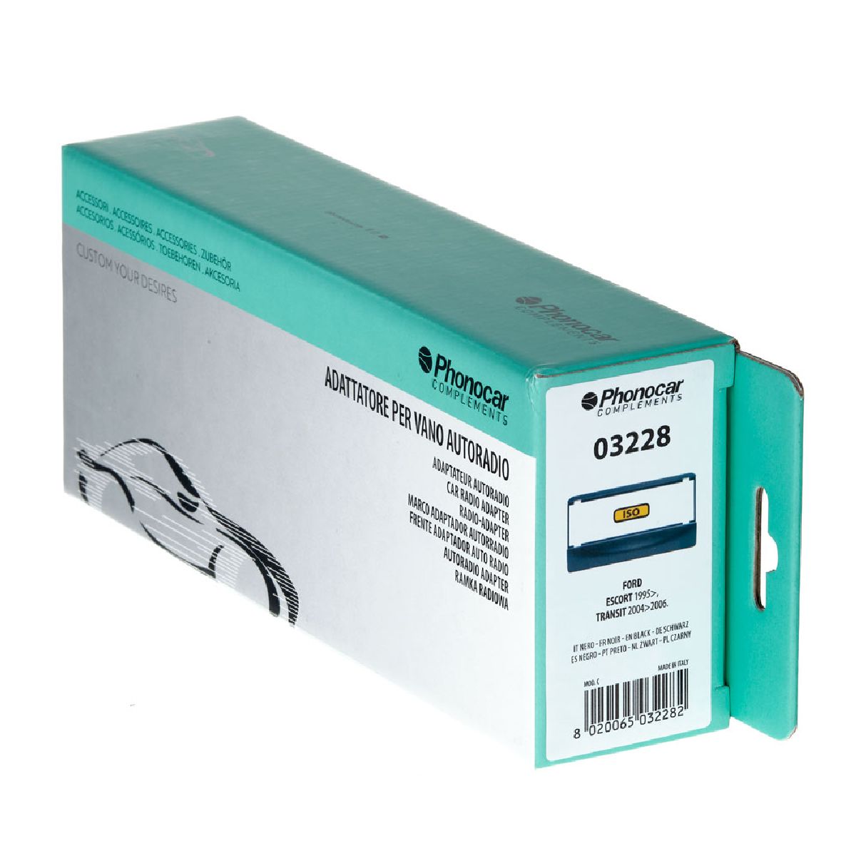 Radioblende schwarz Ford