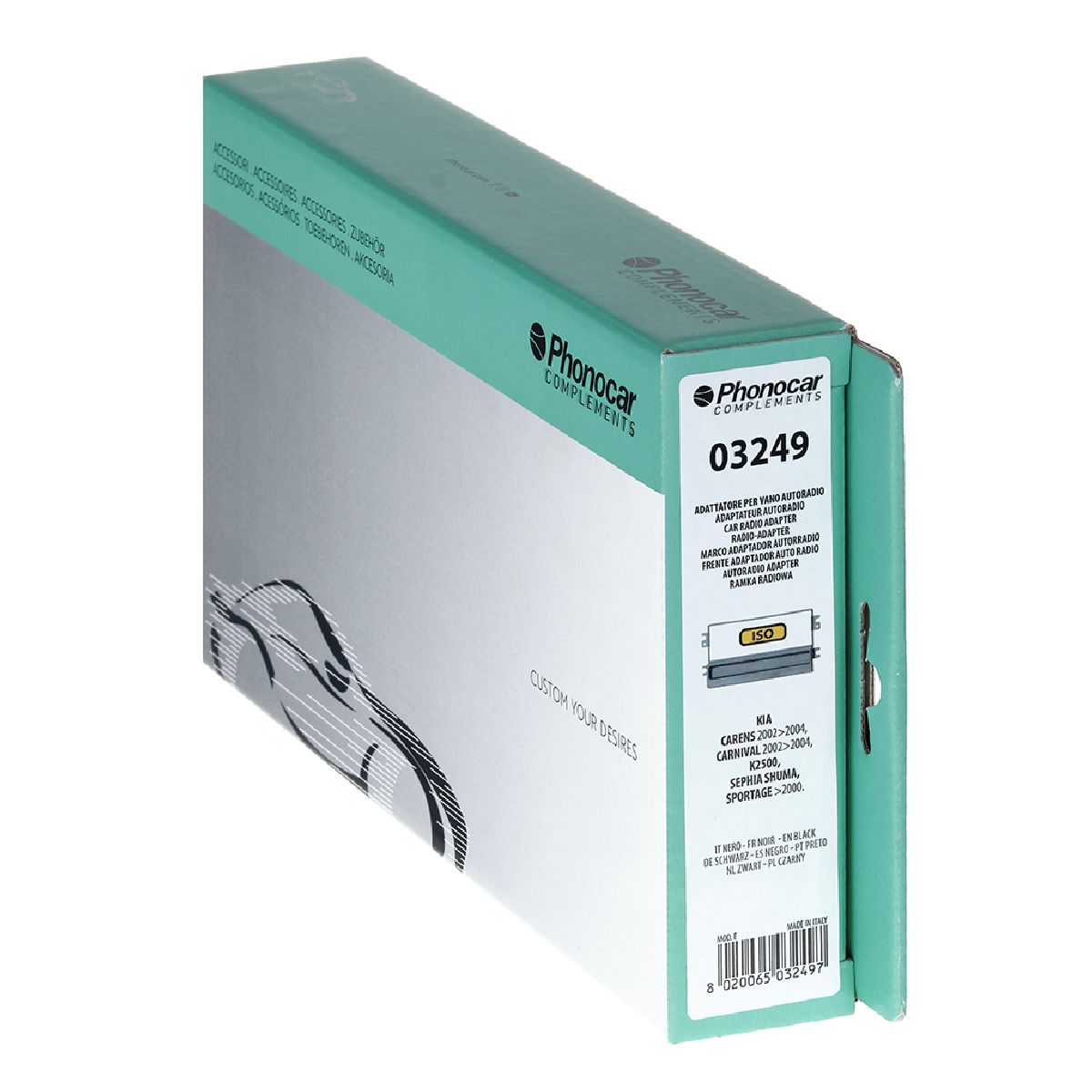 Radioblende schwarz Kia