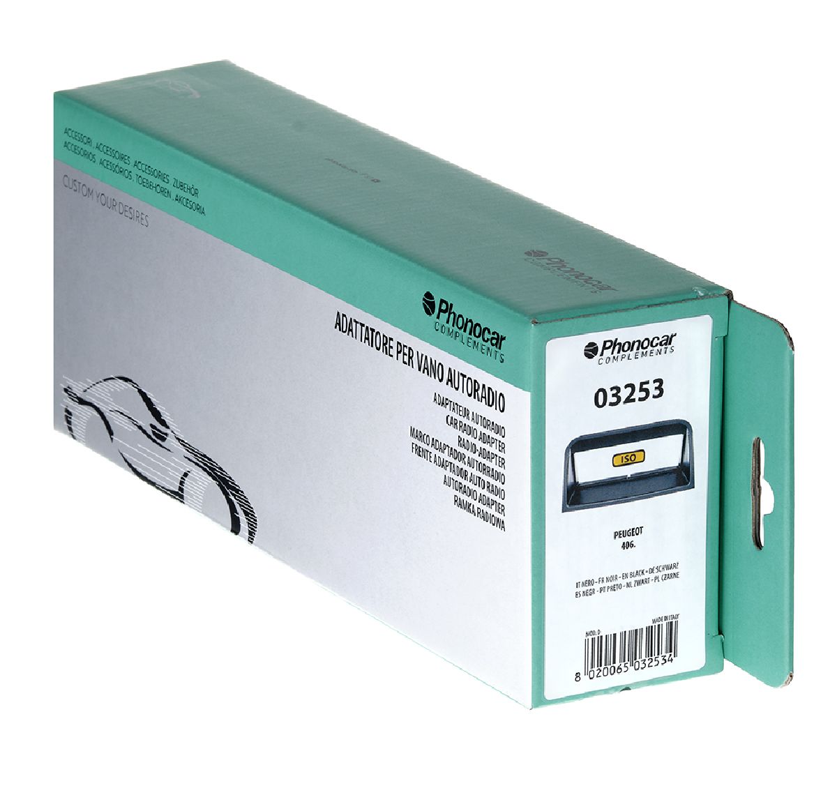 Radioblende schwarz Peugeot