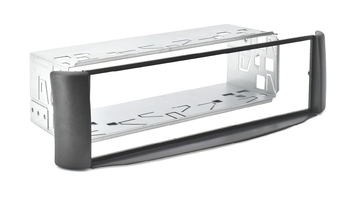 Radioblende mit Montagerahmen grau Smart