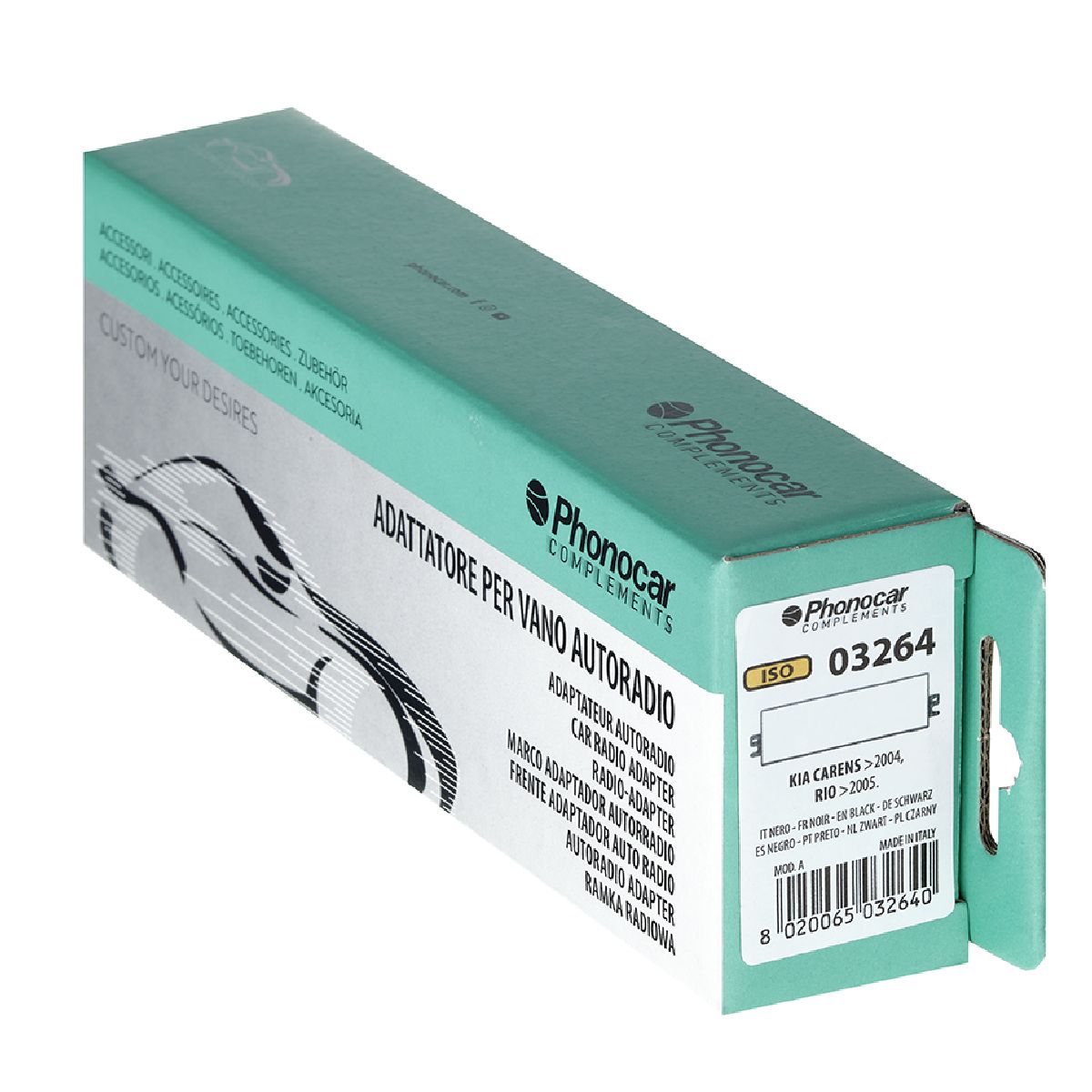 Radioblende schwarz Kia