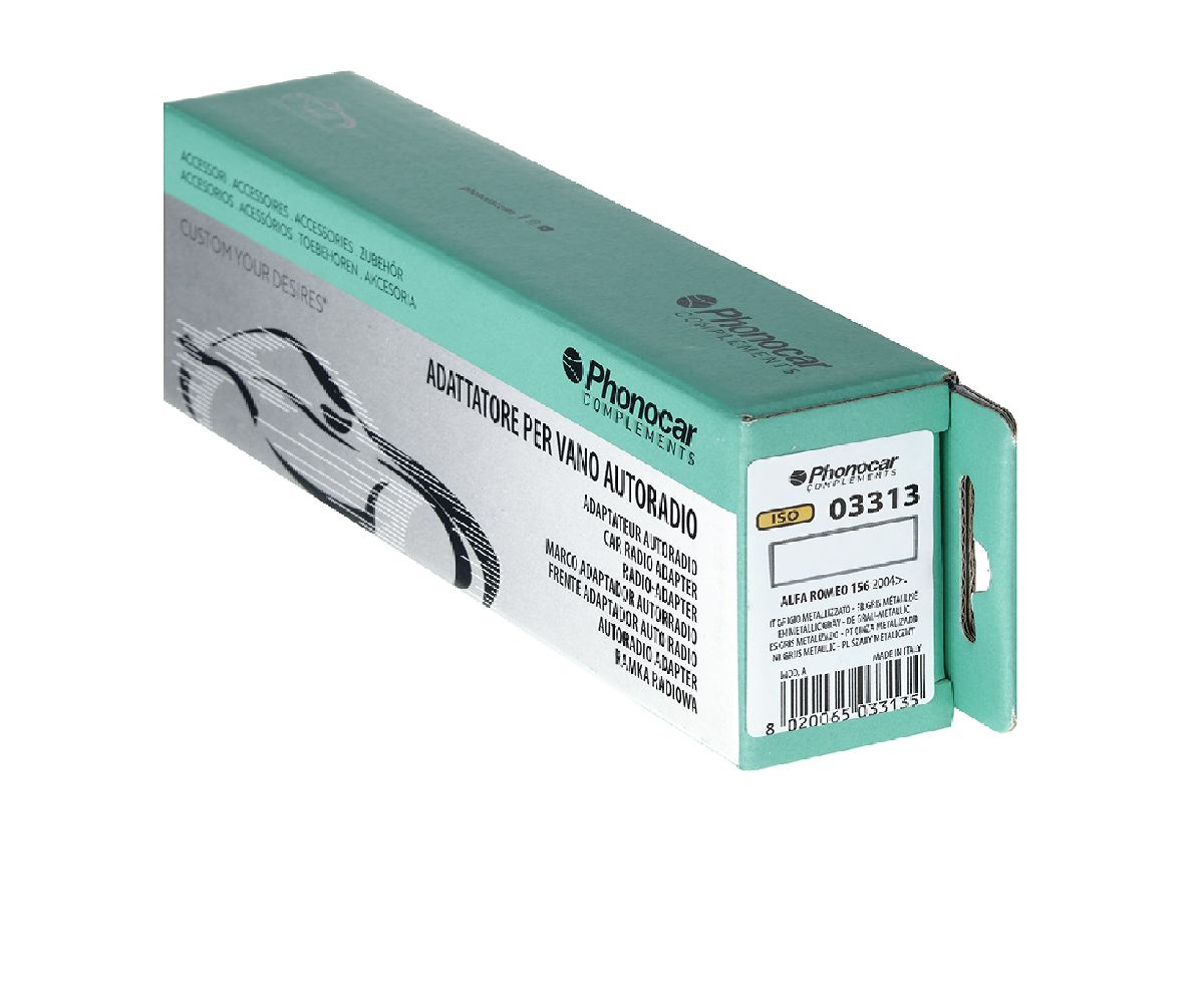 Radioblende grau-metallic Alfa Romeo