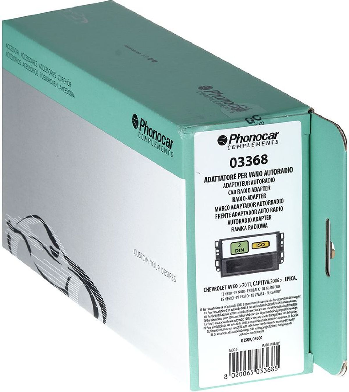 Radioblende schwarz Chevrolet