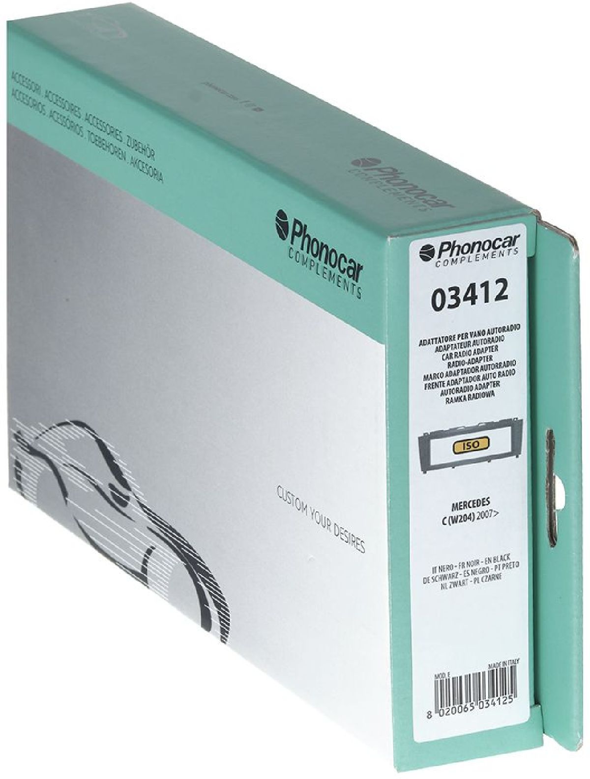 Radioblende Schwarz Mercedes Benz