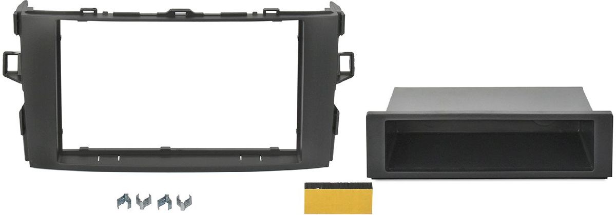 Radioblende Schwarz Toyota