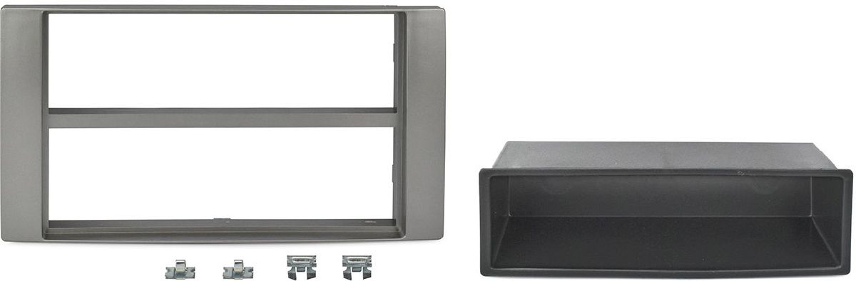 Radioblende Silber Ford