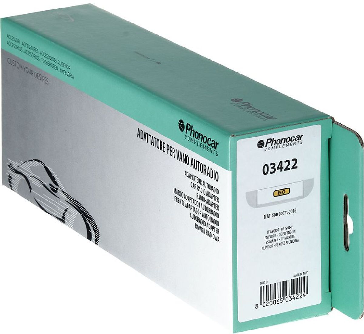 Radioblende Elfenbein Abarth/Fiat