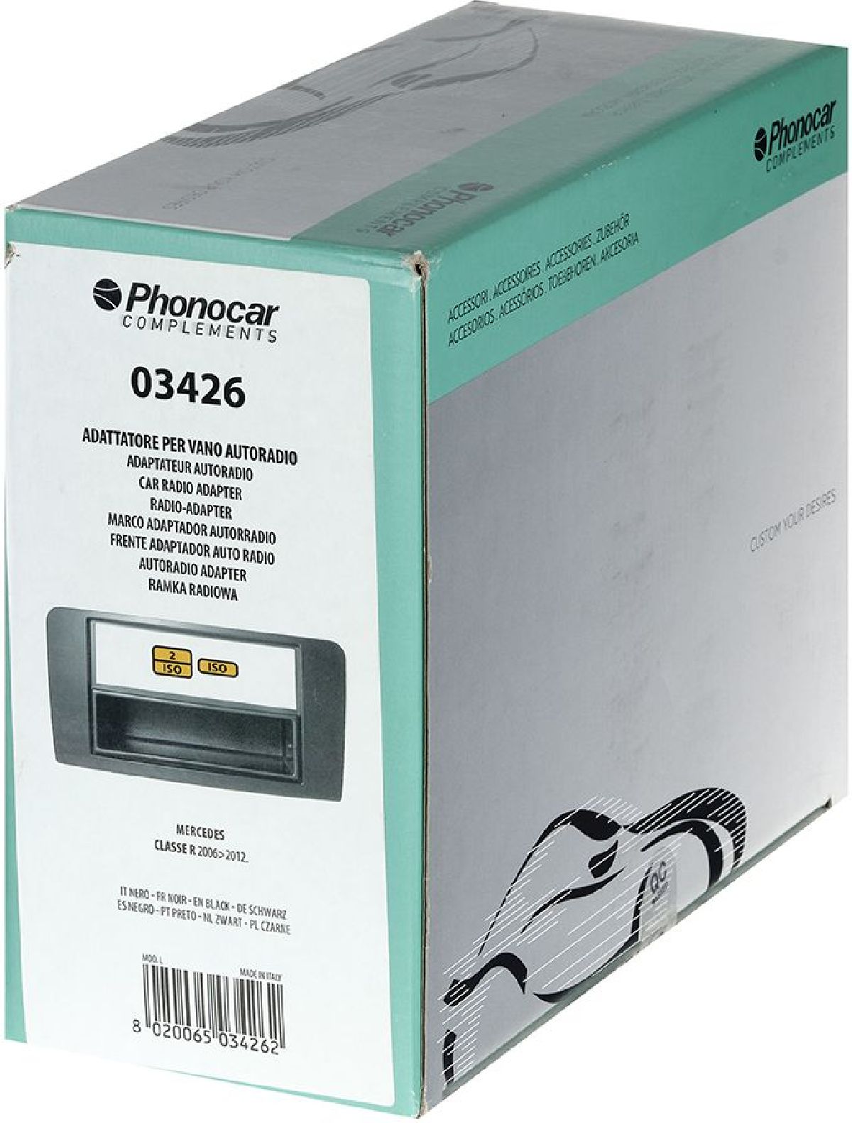 Radioblende Schwarz Mercedes Benz