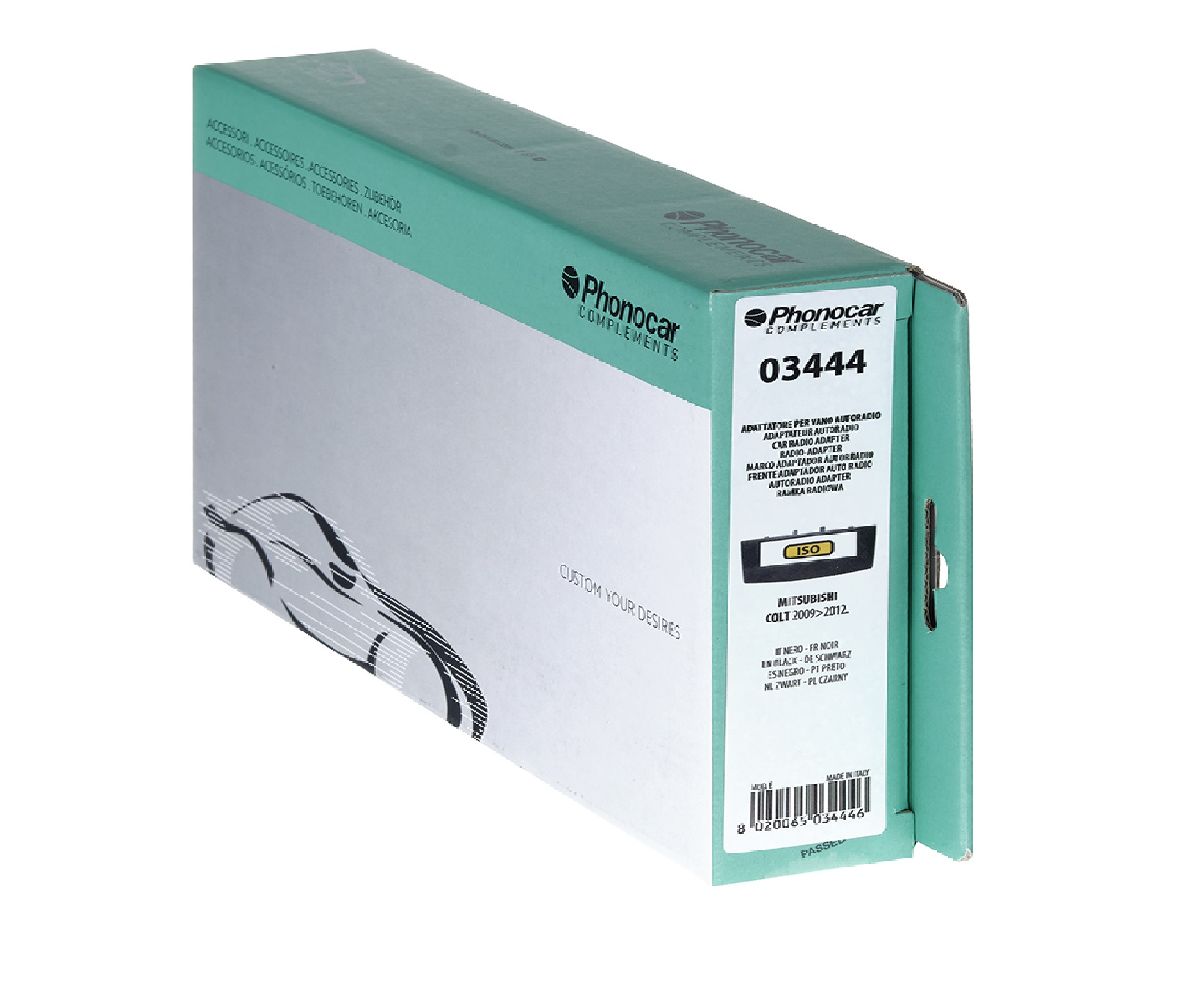 Radioblende schwarz Mitsubishi