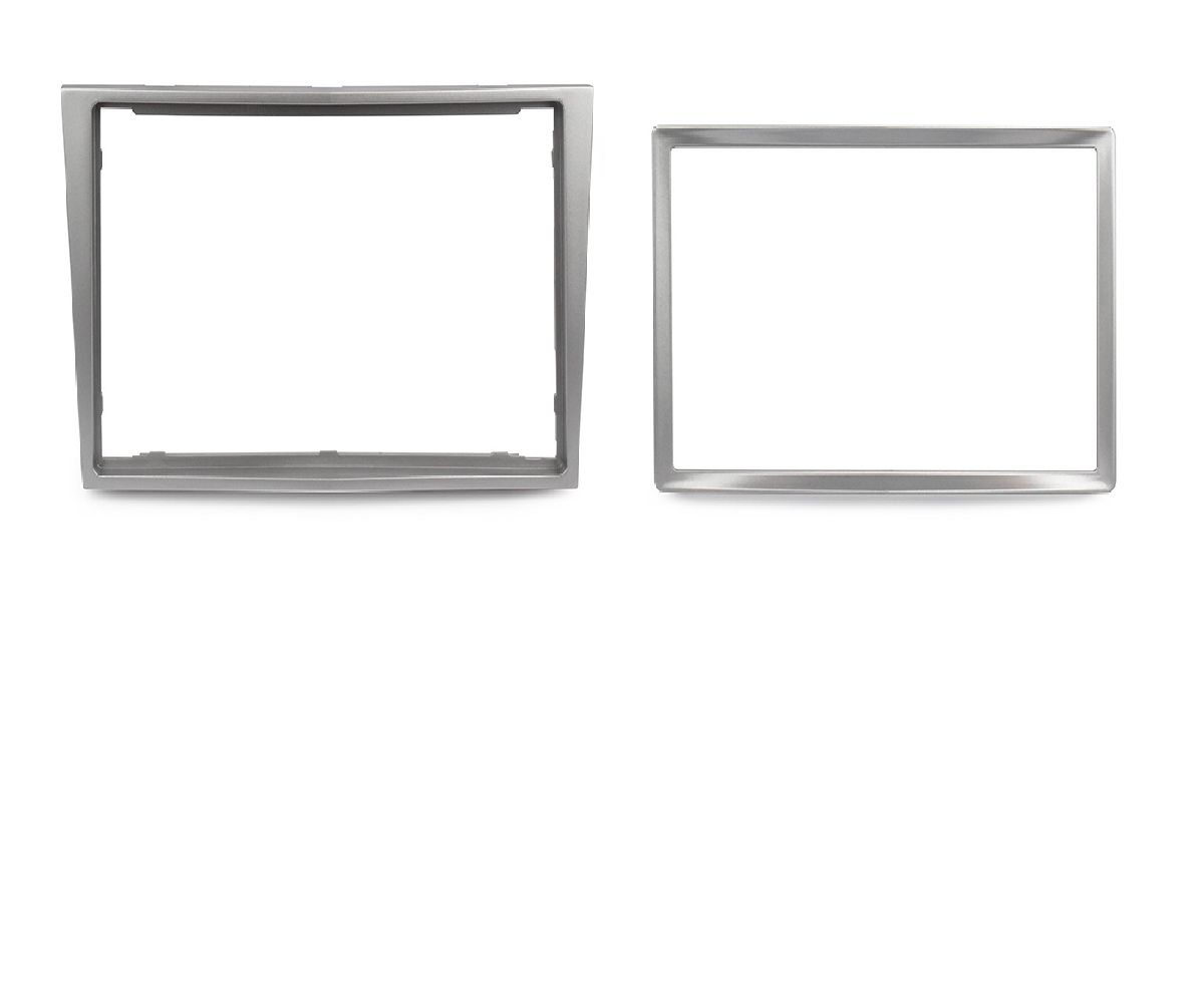 Radioblende silber Opel