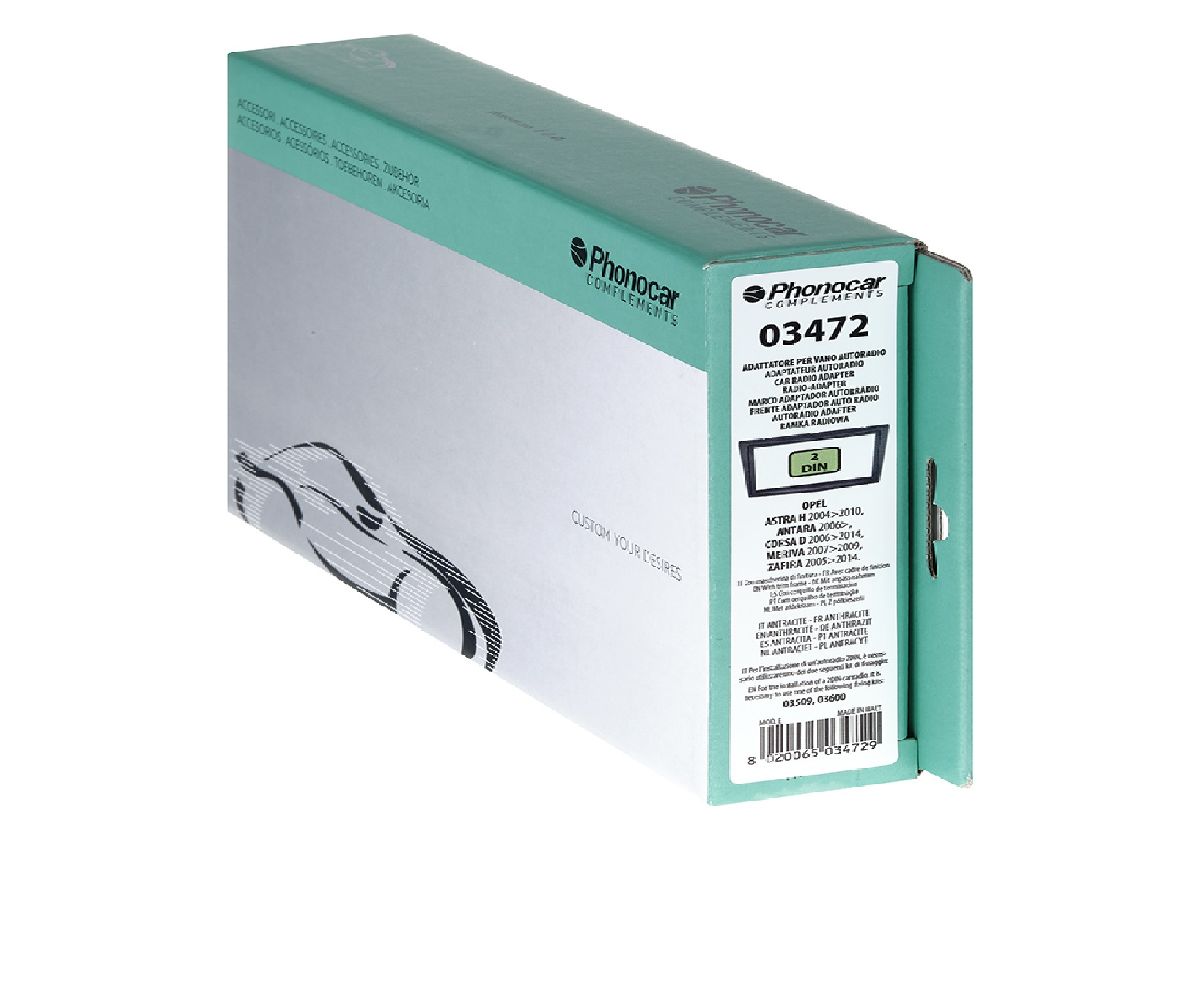 Radioblende anthrazit Opel