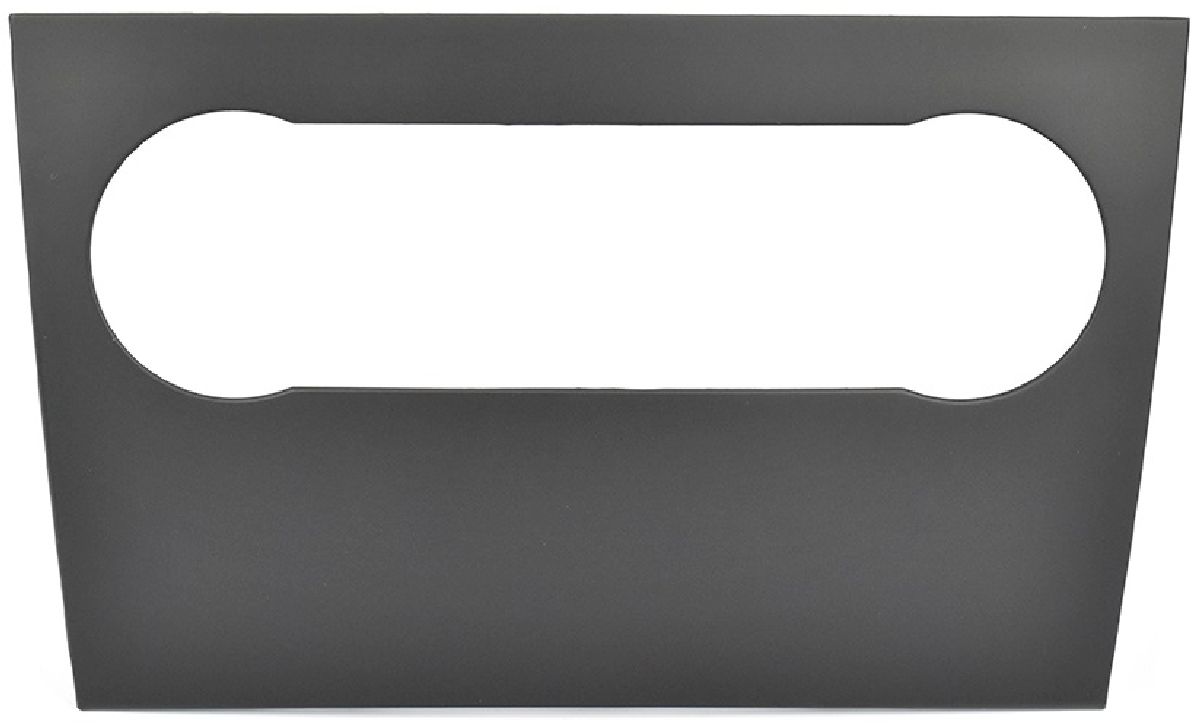 Radioblende schwarz