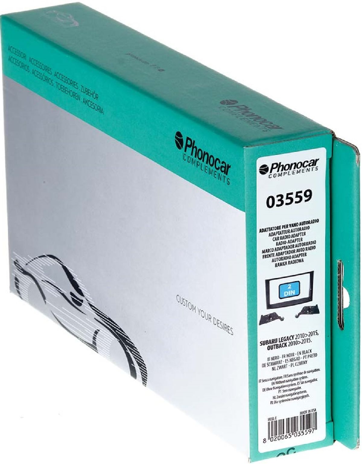 Kit Radioblende schwarz Suabaru