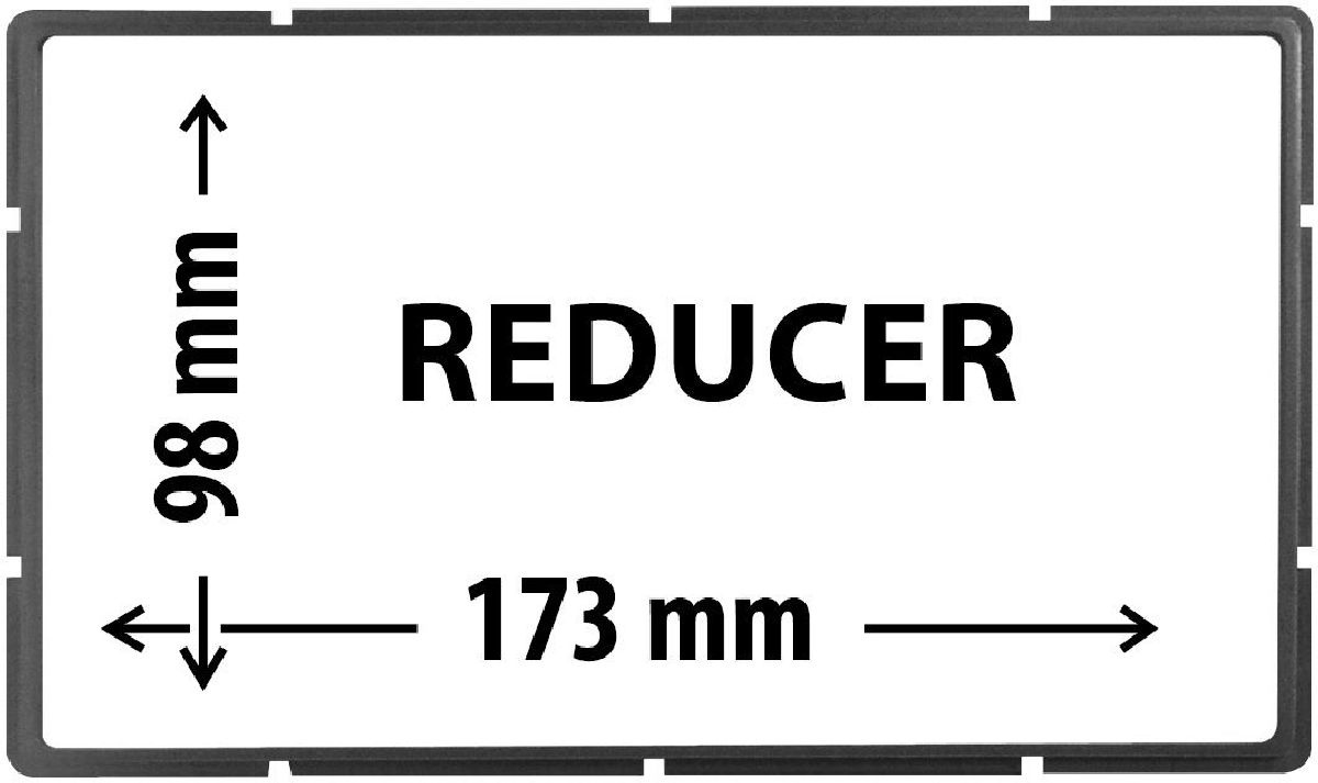 Kit Radioblende schwarz Citroen / Peugeot / Toyota