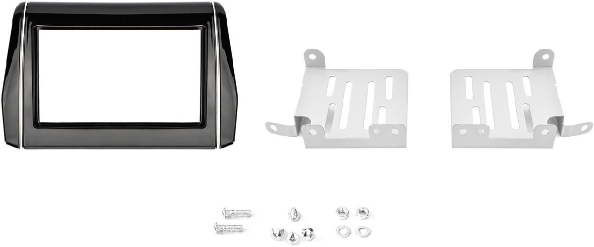 Kit Radioblende gl&auml;nzend schwarz