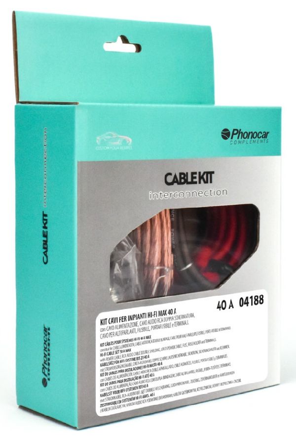 Kabelkit f�r Hi-Fi System 40Amp.