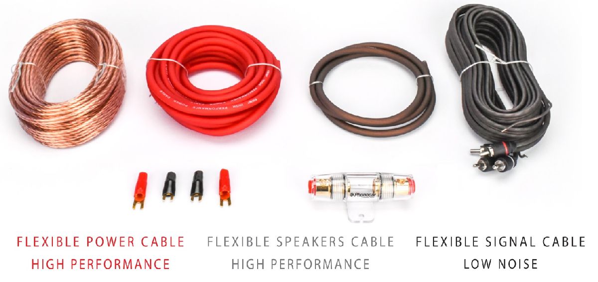 Kabelkit f�r Hi-Fi System 40Amp.