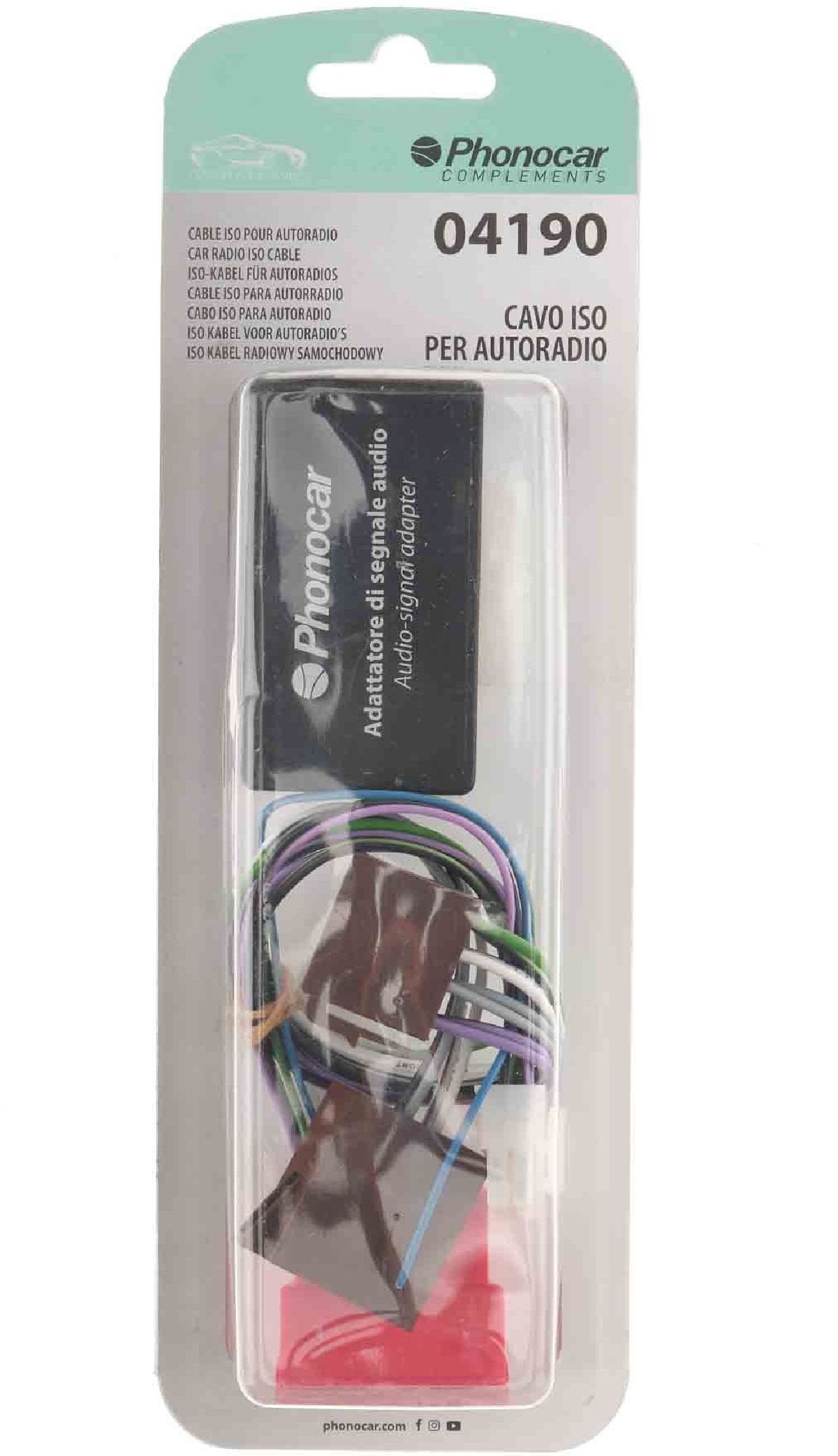 Montagesatz Sub-Woofer+Heck-System ISO Stecker