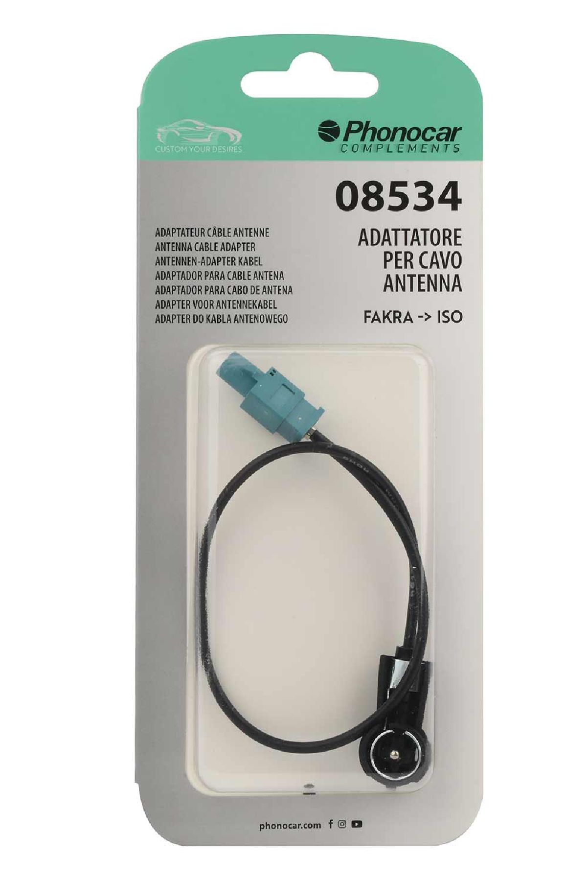 Antennenadapter mit 30cm Kabel Fakra --> ISO