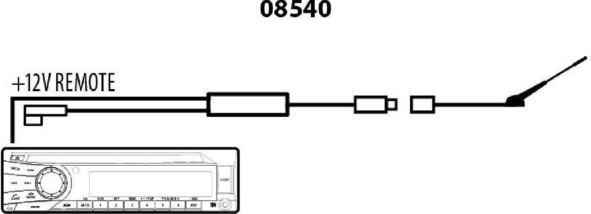Antennenadapter mit 45cm Kabel Fakra --> ISO