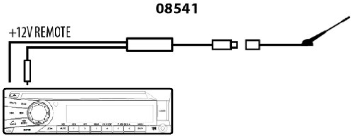 Antennenadapter mit 45cm Kabel Phantomeinspeisung / Fakra --> DIN