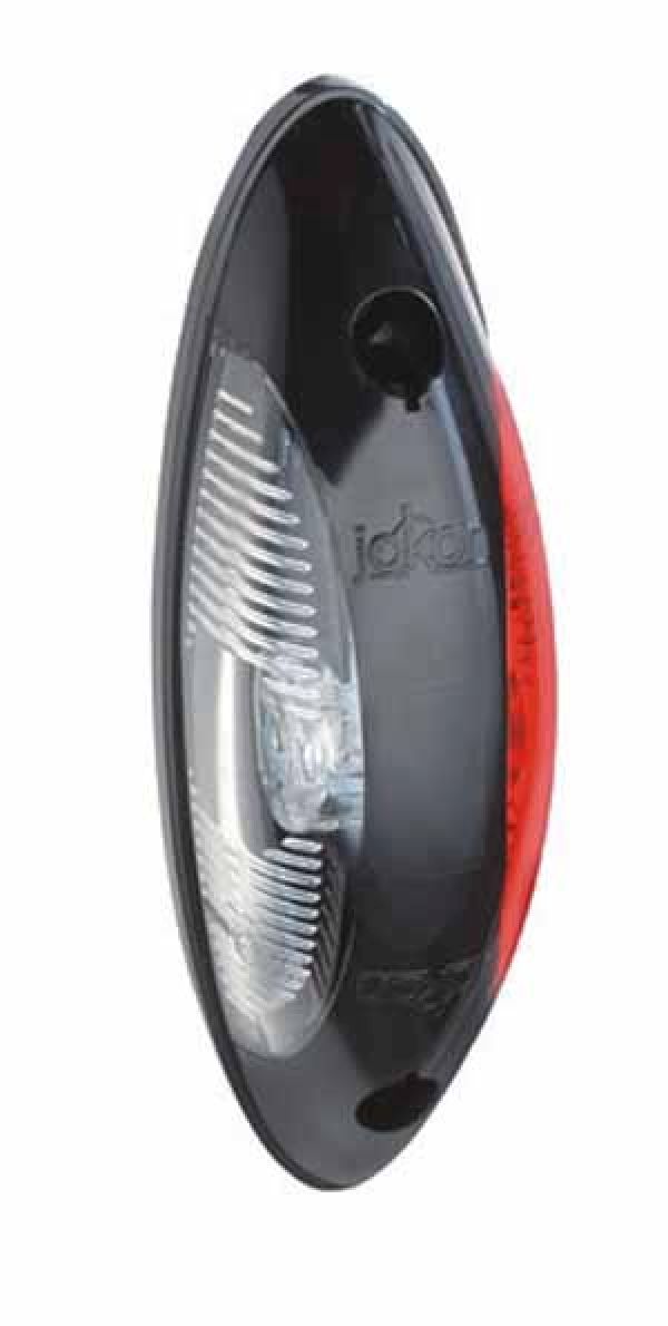 LED-Umrissleuchte rot/weiss 12V Jokon ohne Stecker