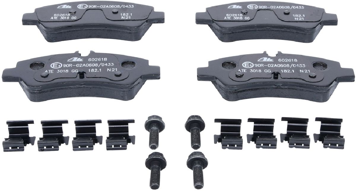 Bremsbelagsatz, Scheibenbremse