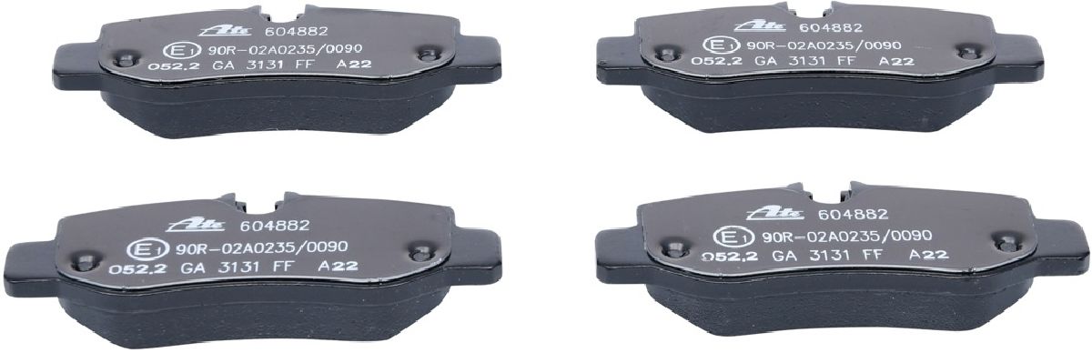 Bremsbelagsatz, Scheibenbremse