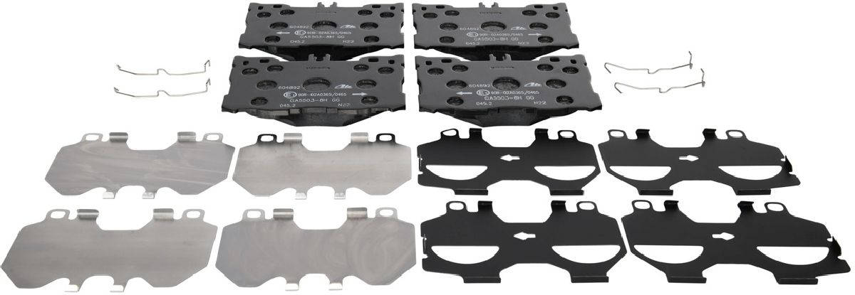 Bremsbelagsatz, Scheibenbremse