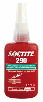 Loctite 290 Fest. Mittel/Hoch Flasche � 50 ml (VPE 12)