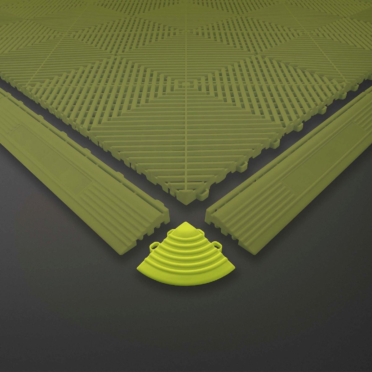 Fleisenecke 7x7x1.8cm gelb