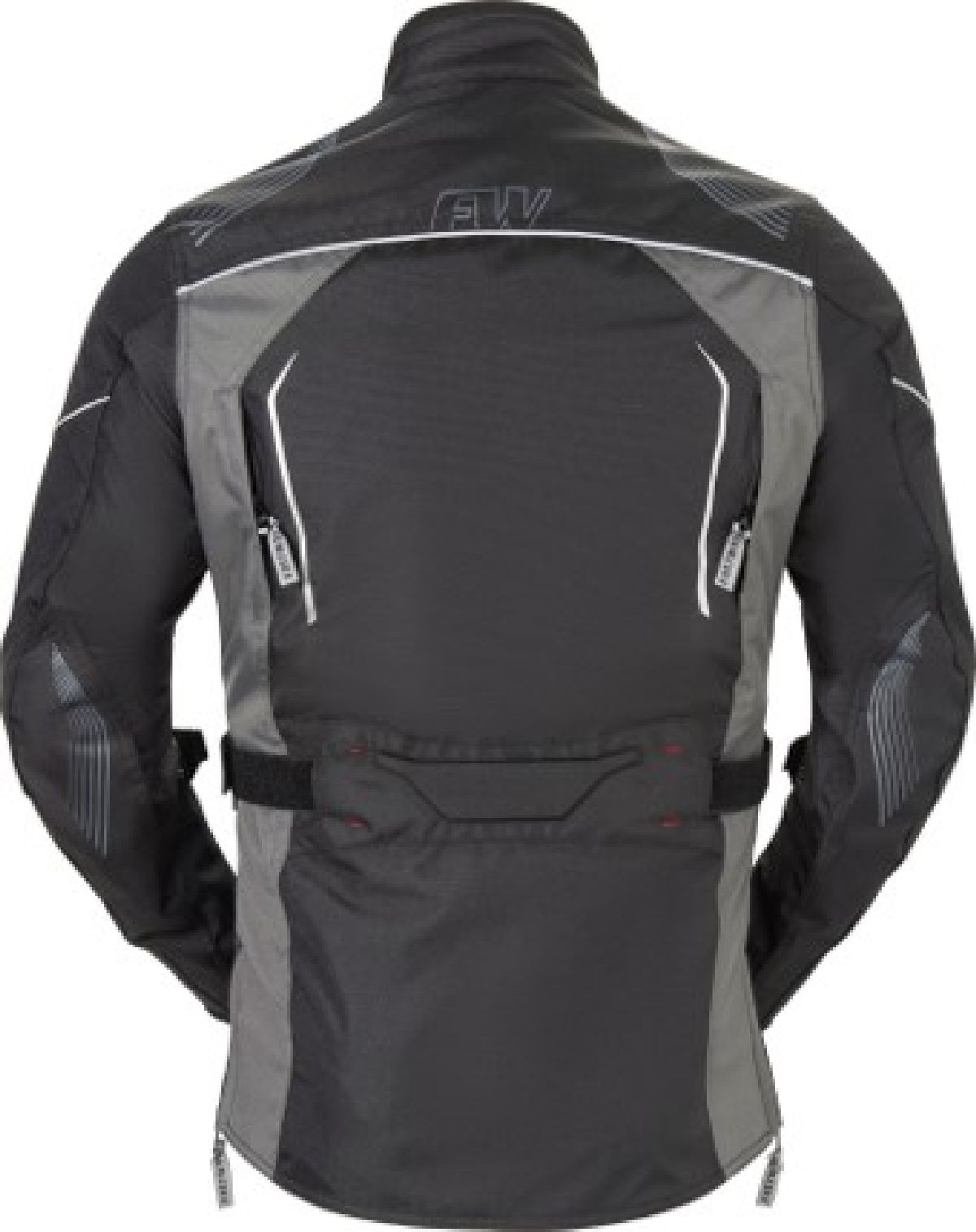 Textiljacke, Gr�sse 52 schwarz/grau