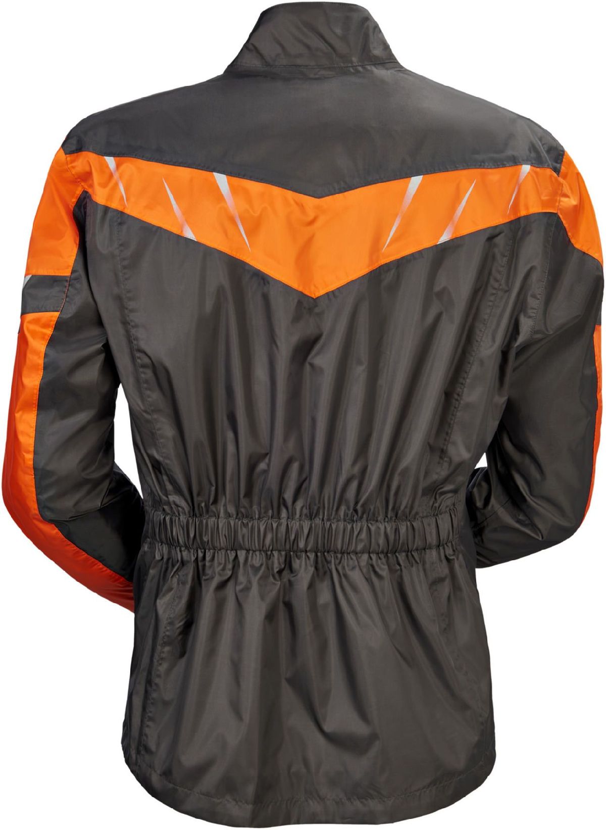 Regenjacke Grau/Orange Grsse XL