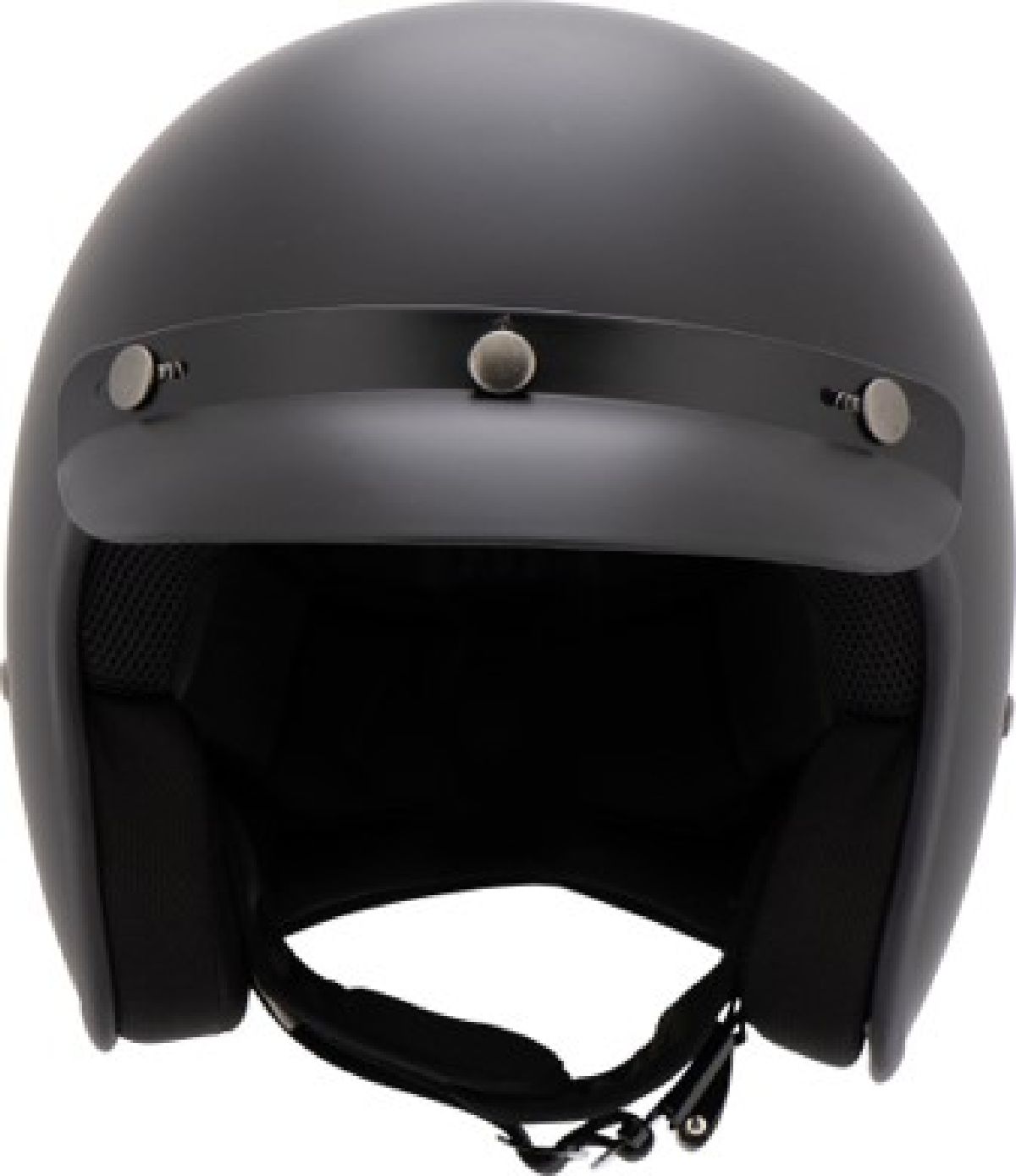 Fiber Jethelm matt/schwarz XS