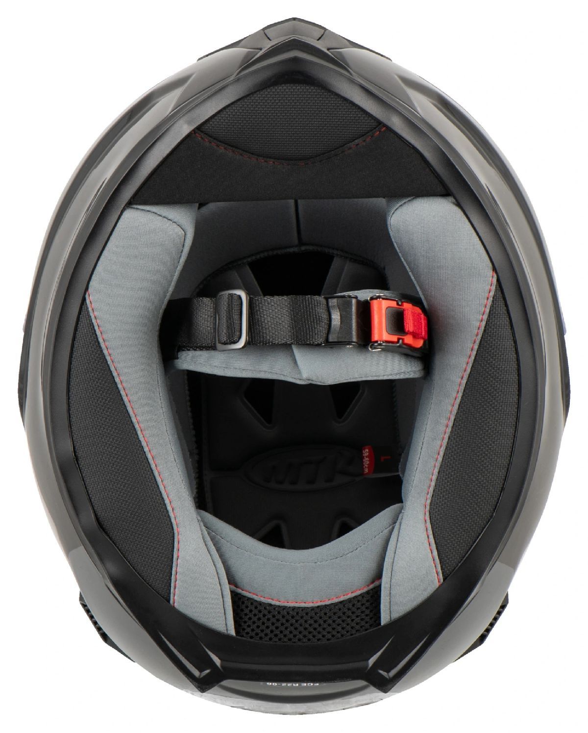Integralhelm S-6 glnzend/schwarz XS