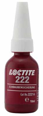 Loctite 222 Fest. Niedrig Flasche � 10 ml (VPE 12)