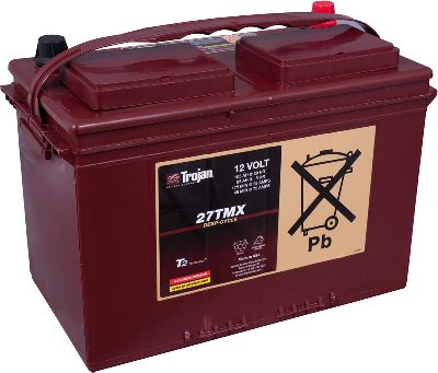 Trojan Block-Batterie 12V/85Ah-117Ah LxBxH 329x168x135mm/S:0
