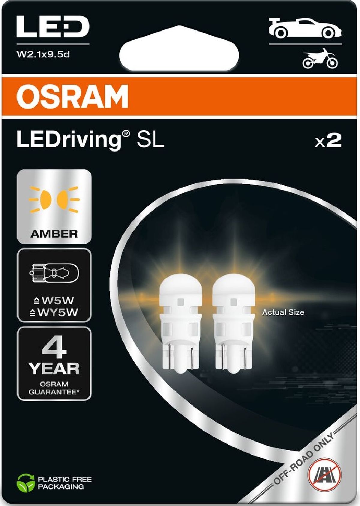 LEDriving Amber Doppelblister