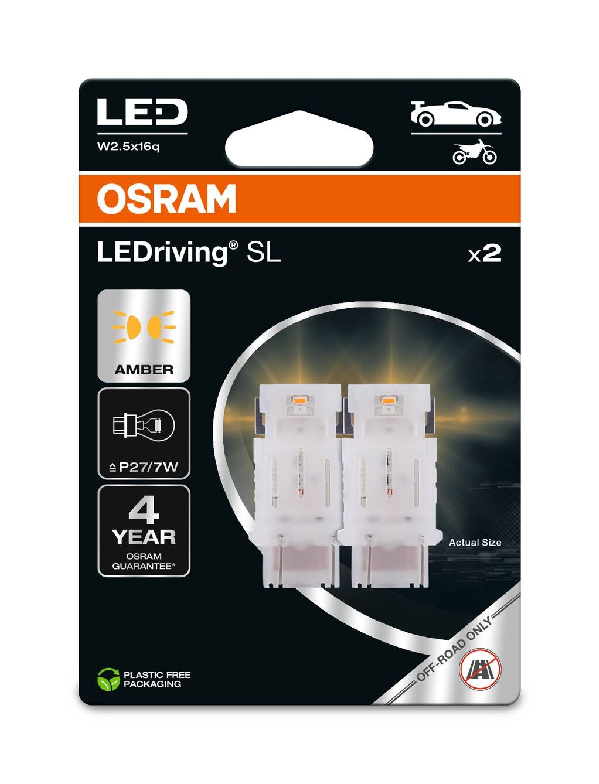 Osram LEDriving SL P27/7W Yellow