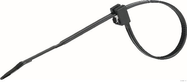 Kabelbinder VPE 100 schwarz 4,8 x 200 mm