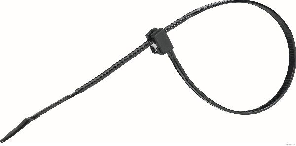 Kabelbinder VPE 100 schwarz 4.8 x 280 mm