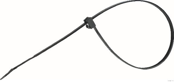 Kabelbinder VPE 100 schwarz 4.8 x 370 mm