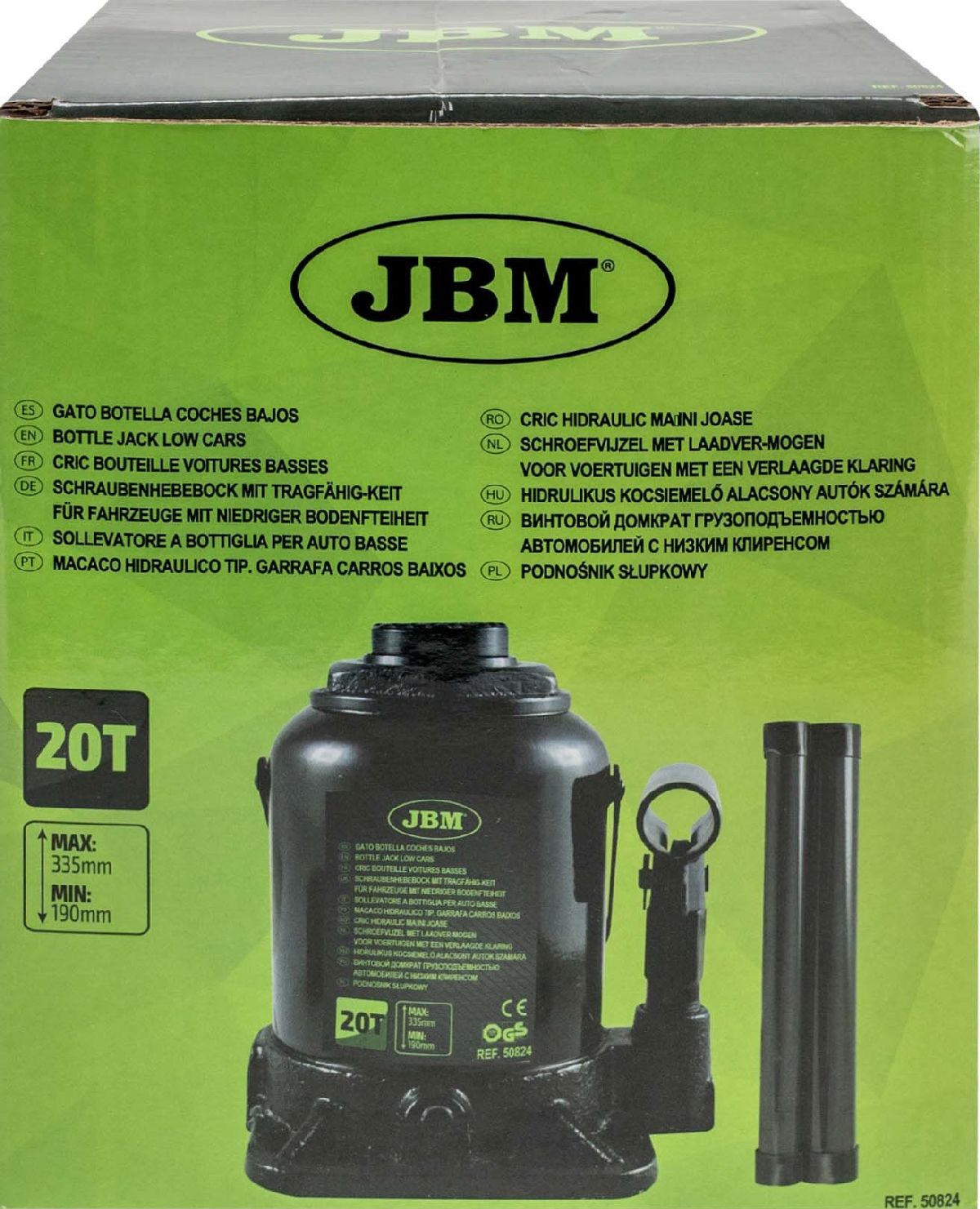 Stempelheber f�r niedrige Fahrzeuge 20T